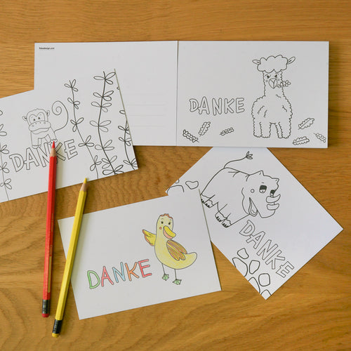 Produktbild-Auf Vorrat - Danke Ausmalen Kinder