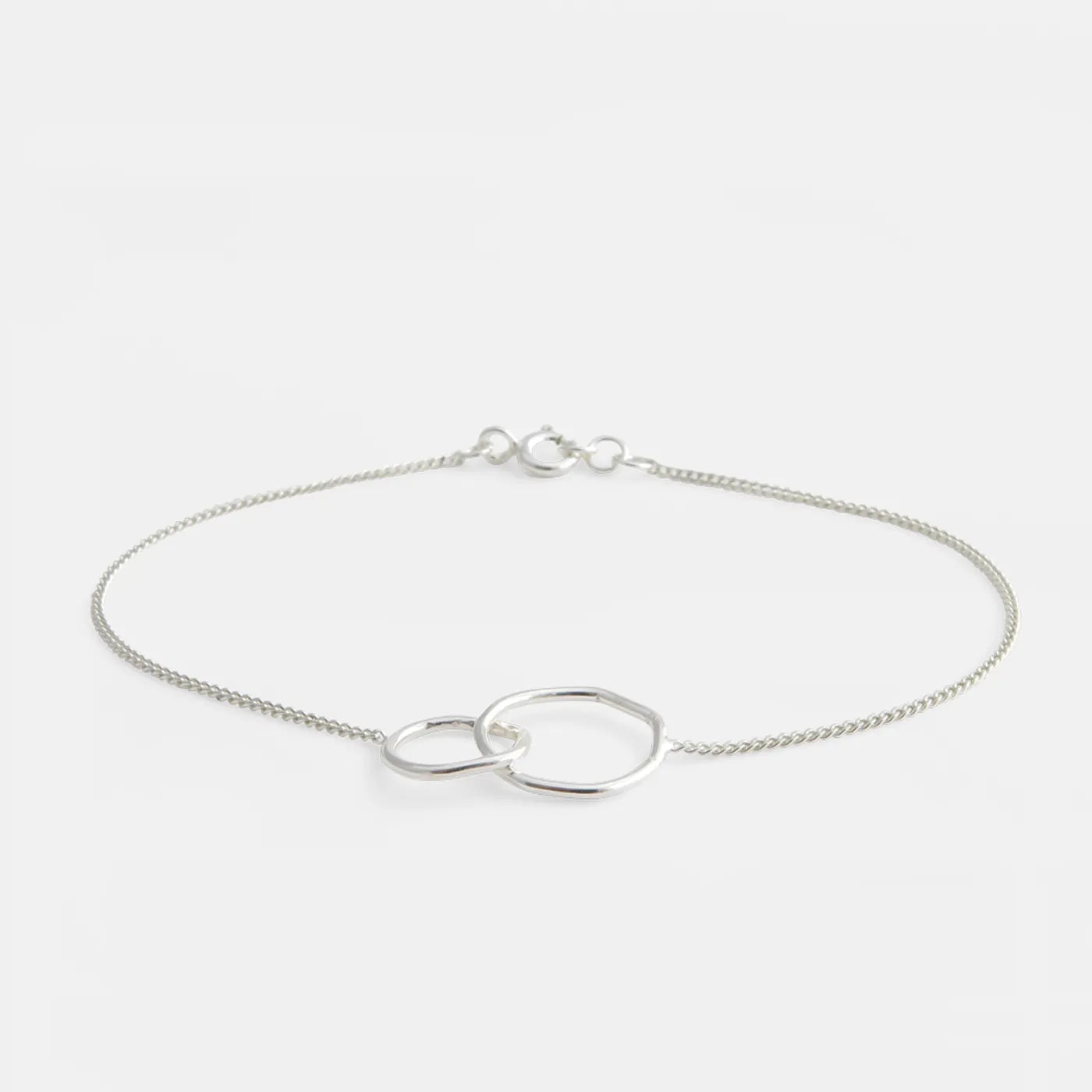 Produktbild Armband doppelter Kreis - silber