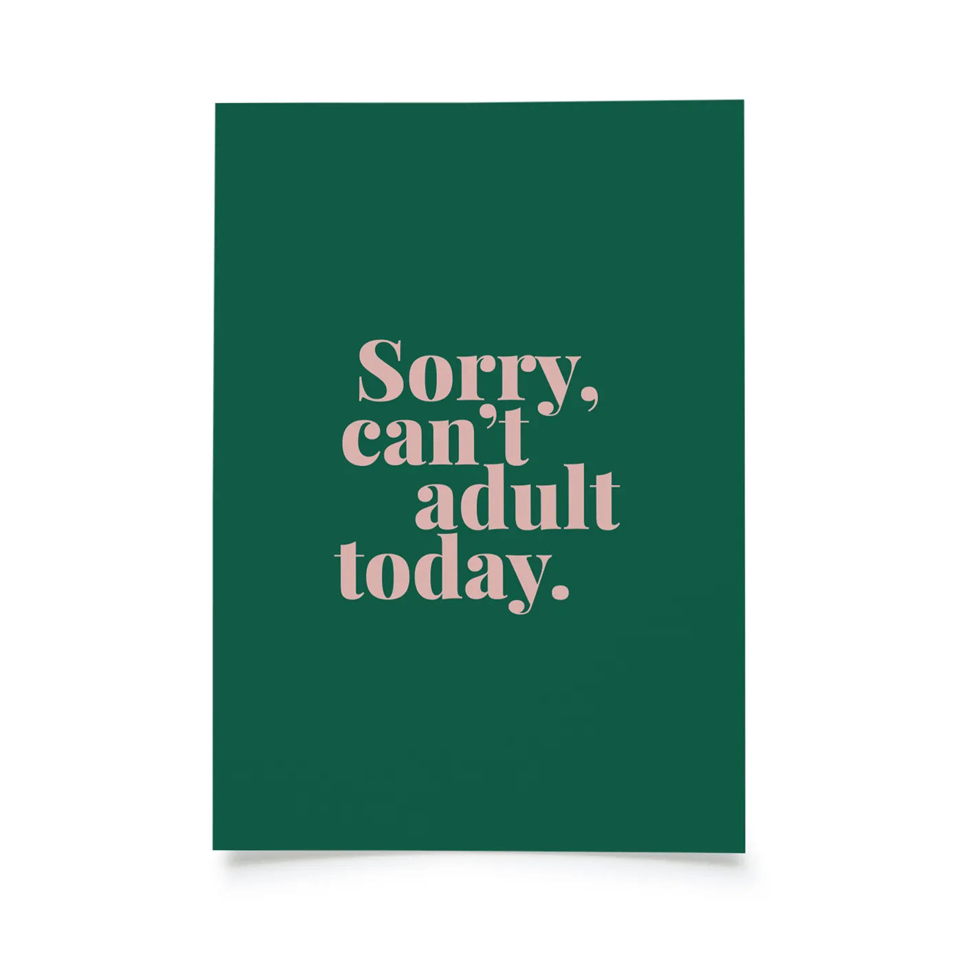 Produktbild Tadah - Sorry, can't adult today.
