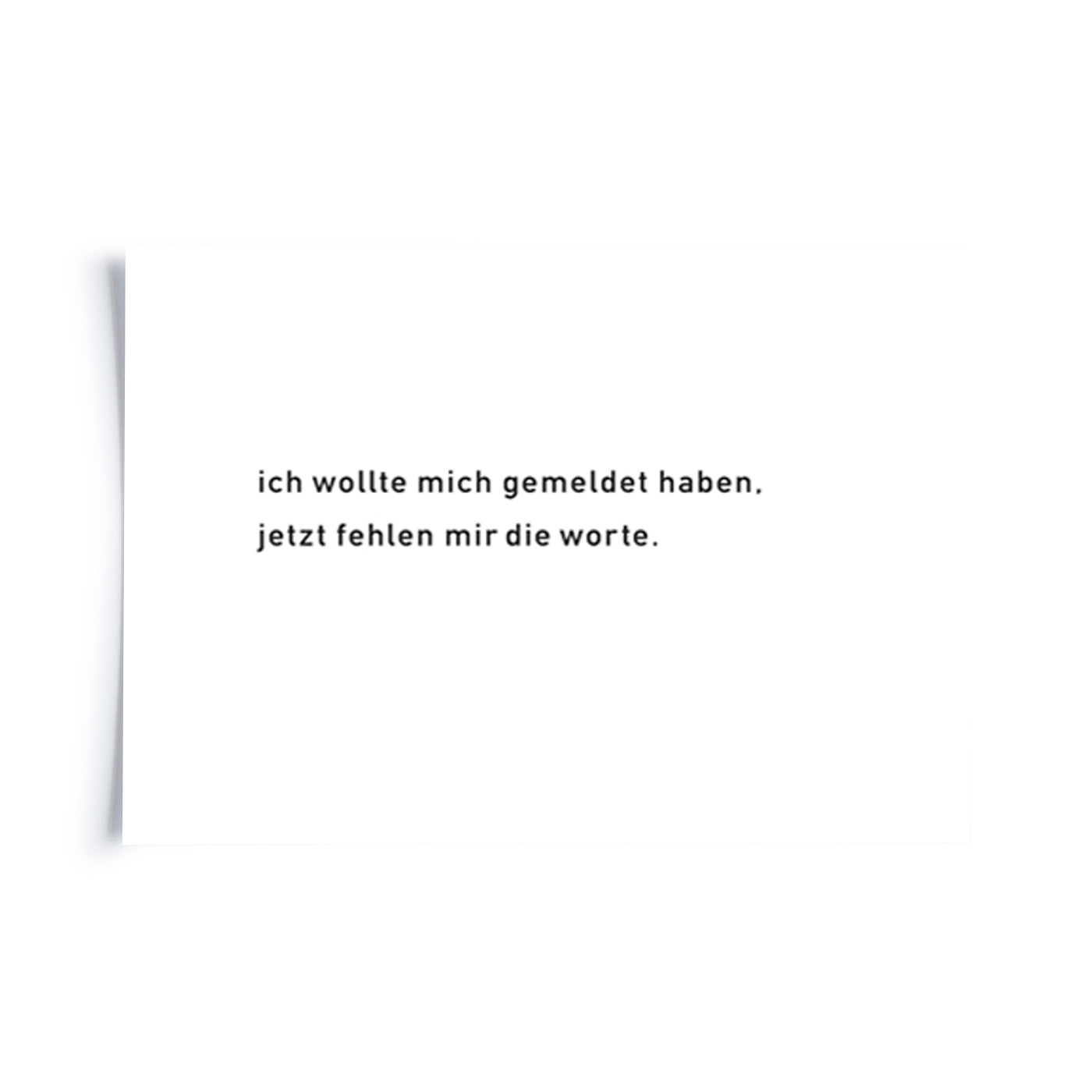 Produktbild Ich wollte mich gemeldet haben