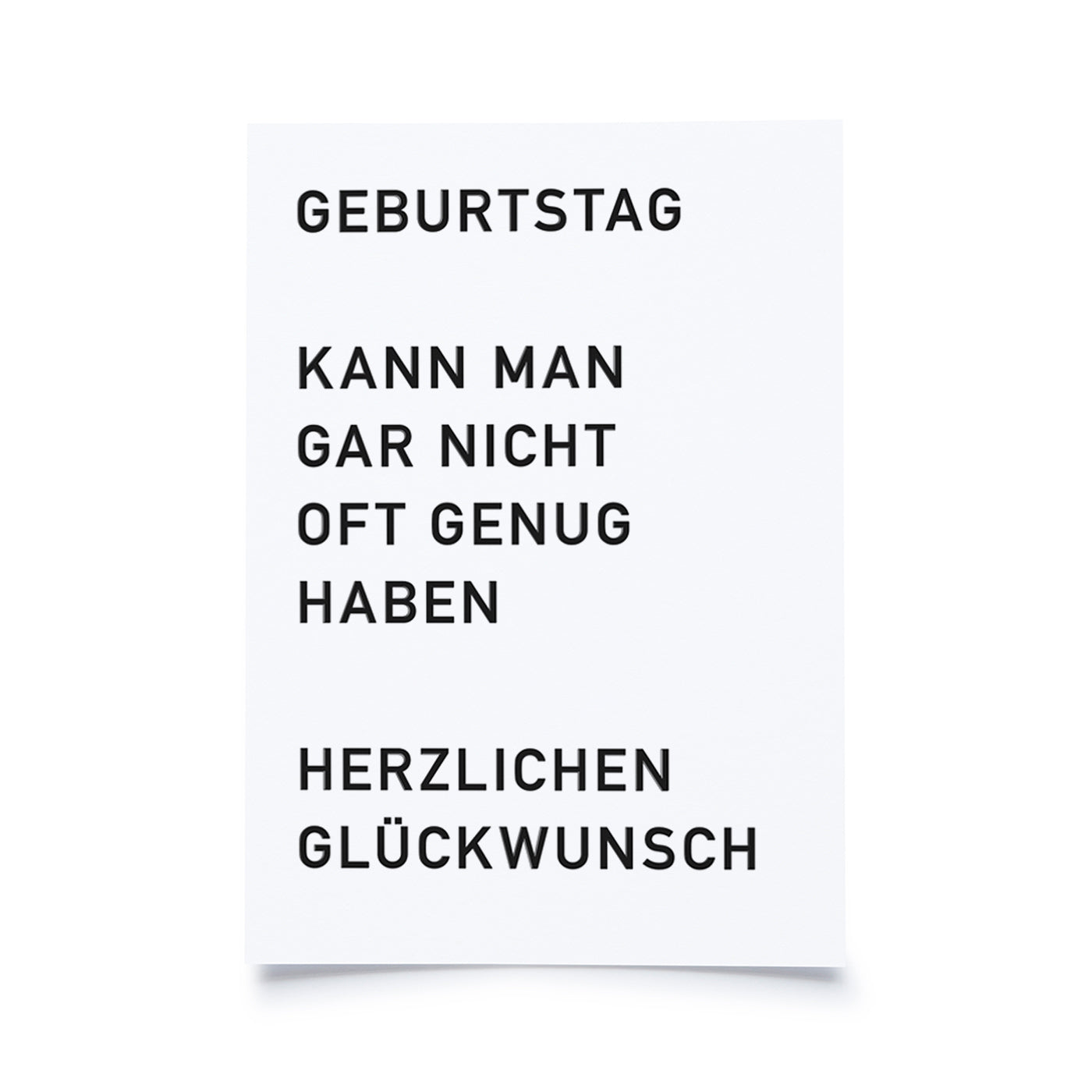 Produktbild Geburtstag kann man gar nicht oft genug haben
