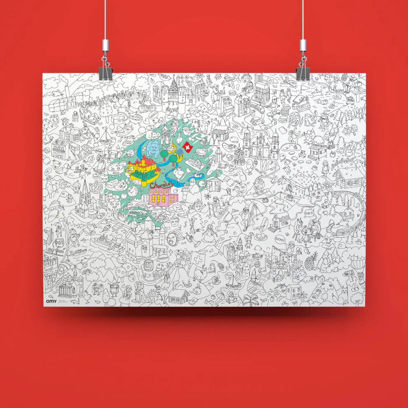 Produktbild-Riesenposter - Switzerland
