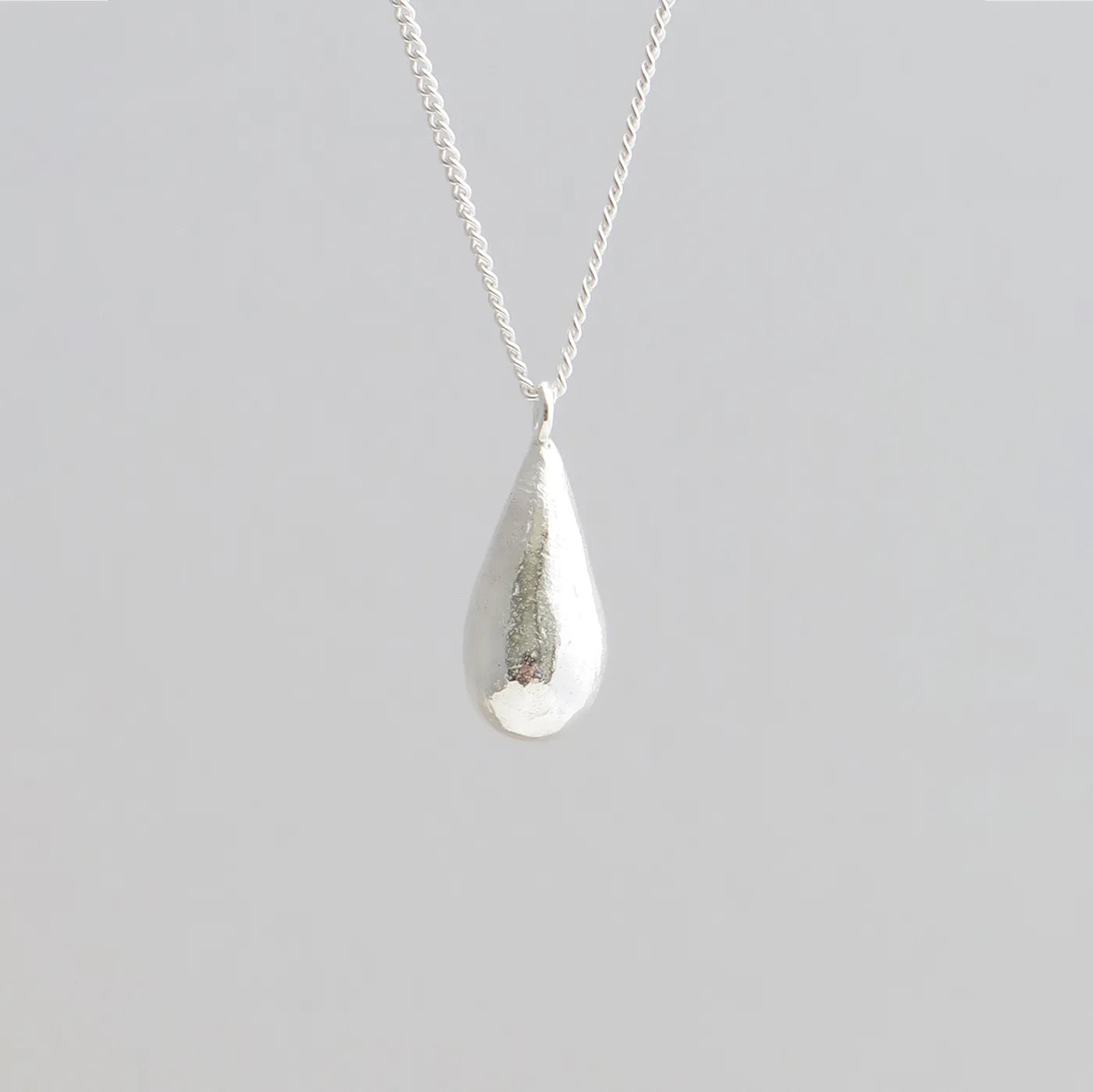 Halskette Tropfen - silber