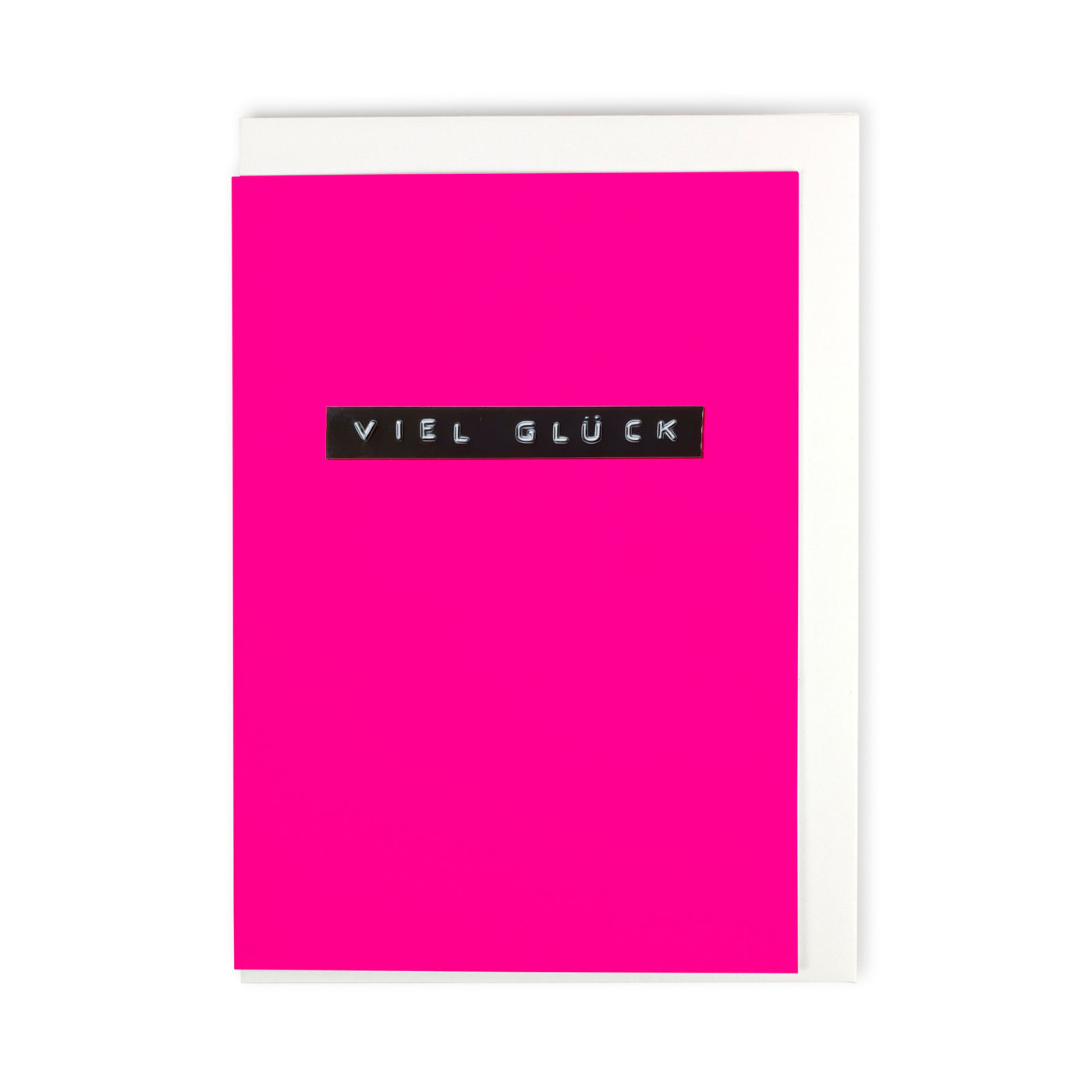Produktbild Wortprägung Pink - Viel Glück