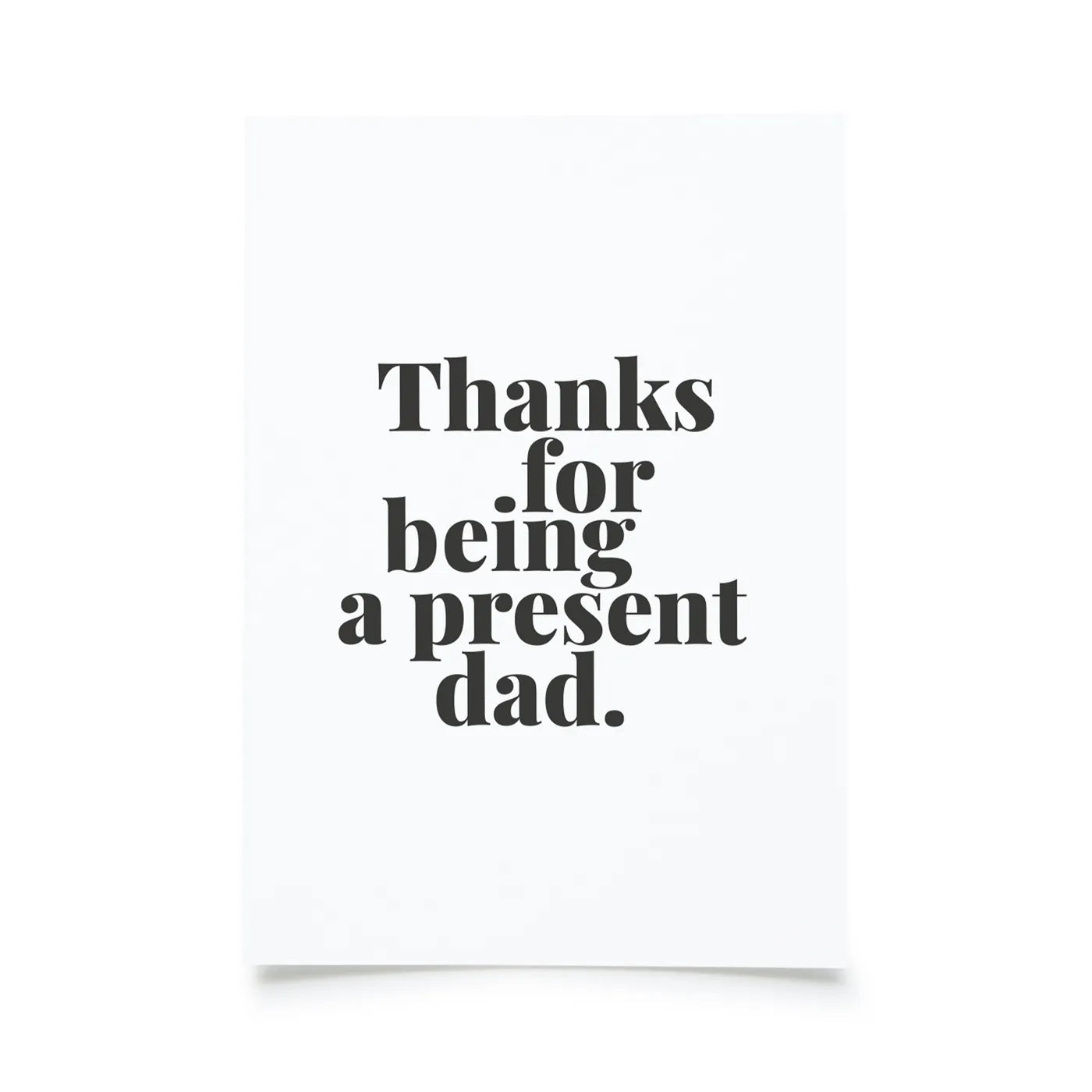 Produktbild Tadah - Thanks for being a present dad.