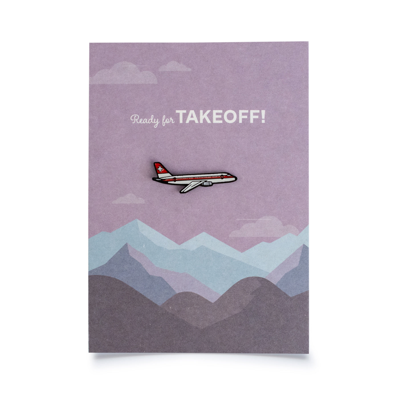 Postkarte - Pinspiration - Flugzeug