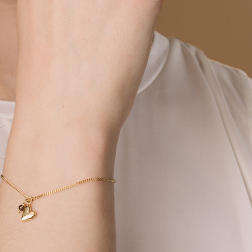 Produktbild - Armband Herz - gold