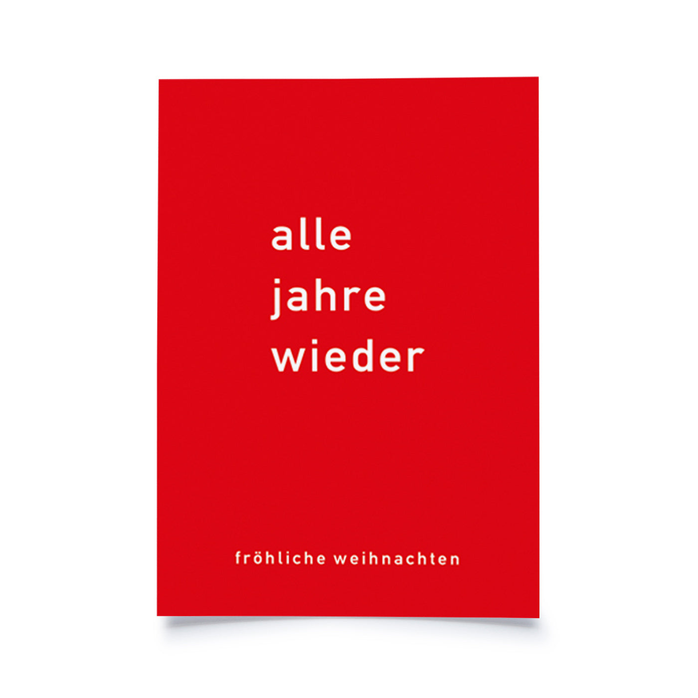 Produktbild Fröhliche Weihnachten - Alle Jahre wieder