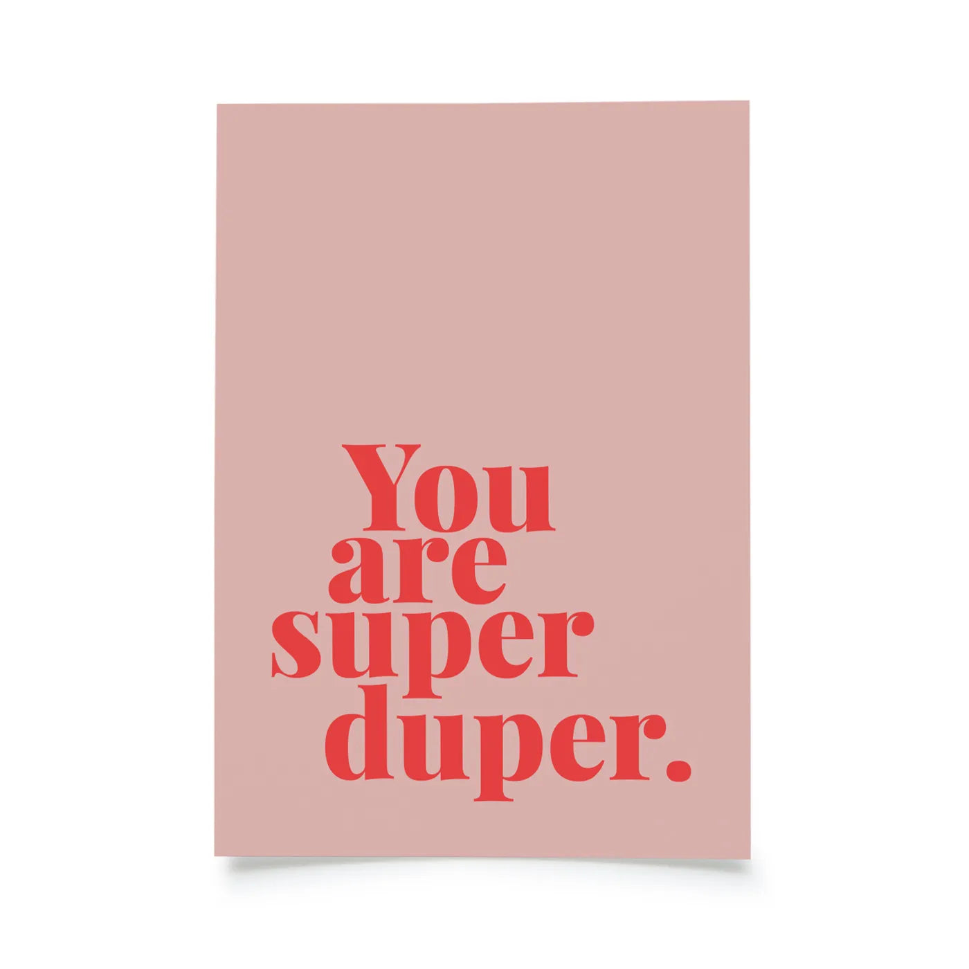 Produktbild Tadah - You are super-duper.
