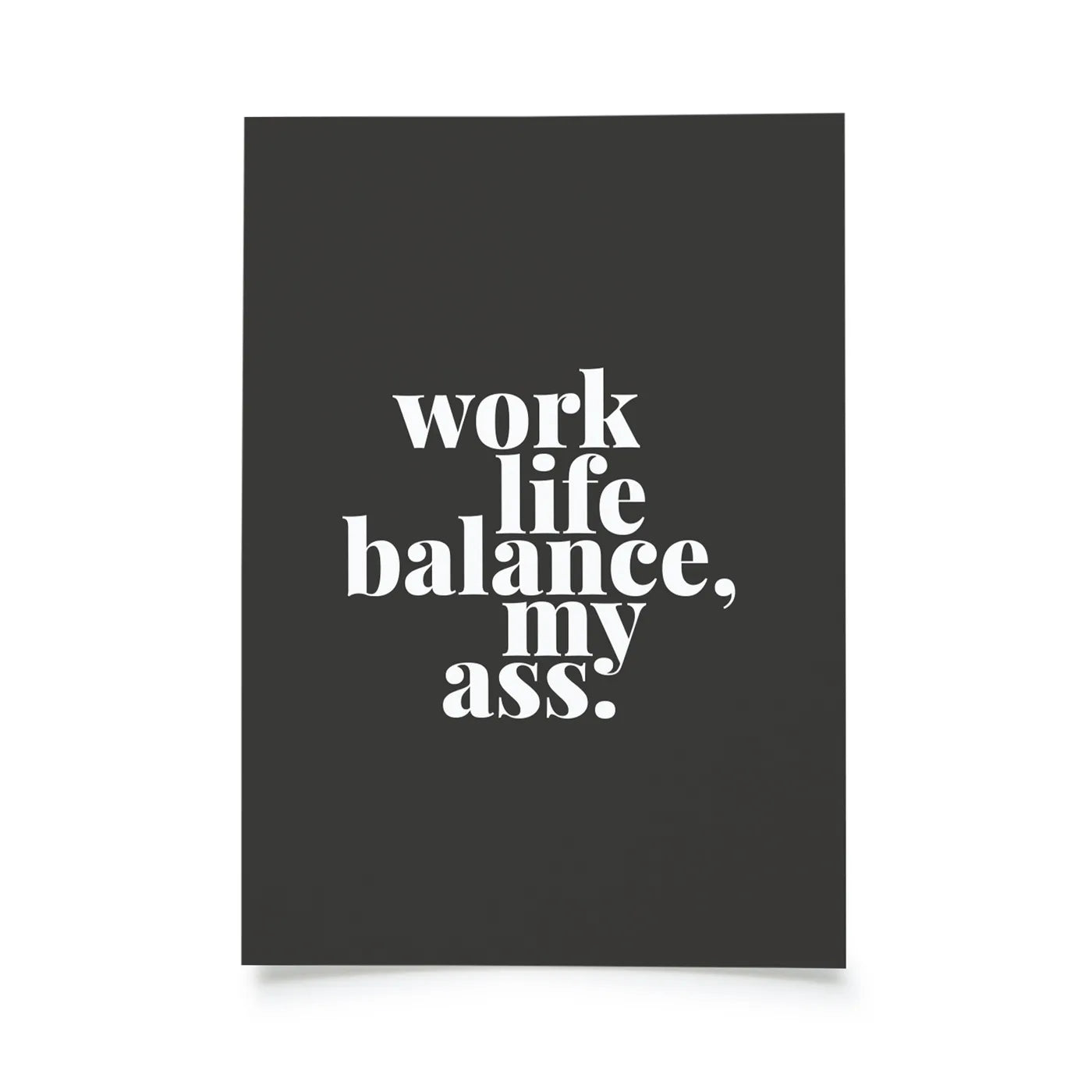 Produktbild Tadah - work life balance, my ass.