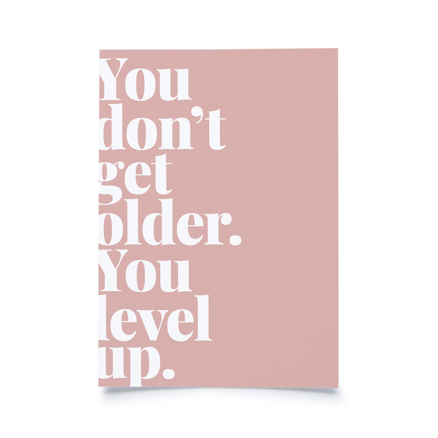 Produktbild Tadah - You don't get older. You level up.