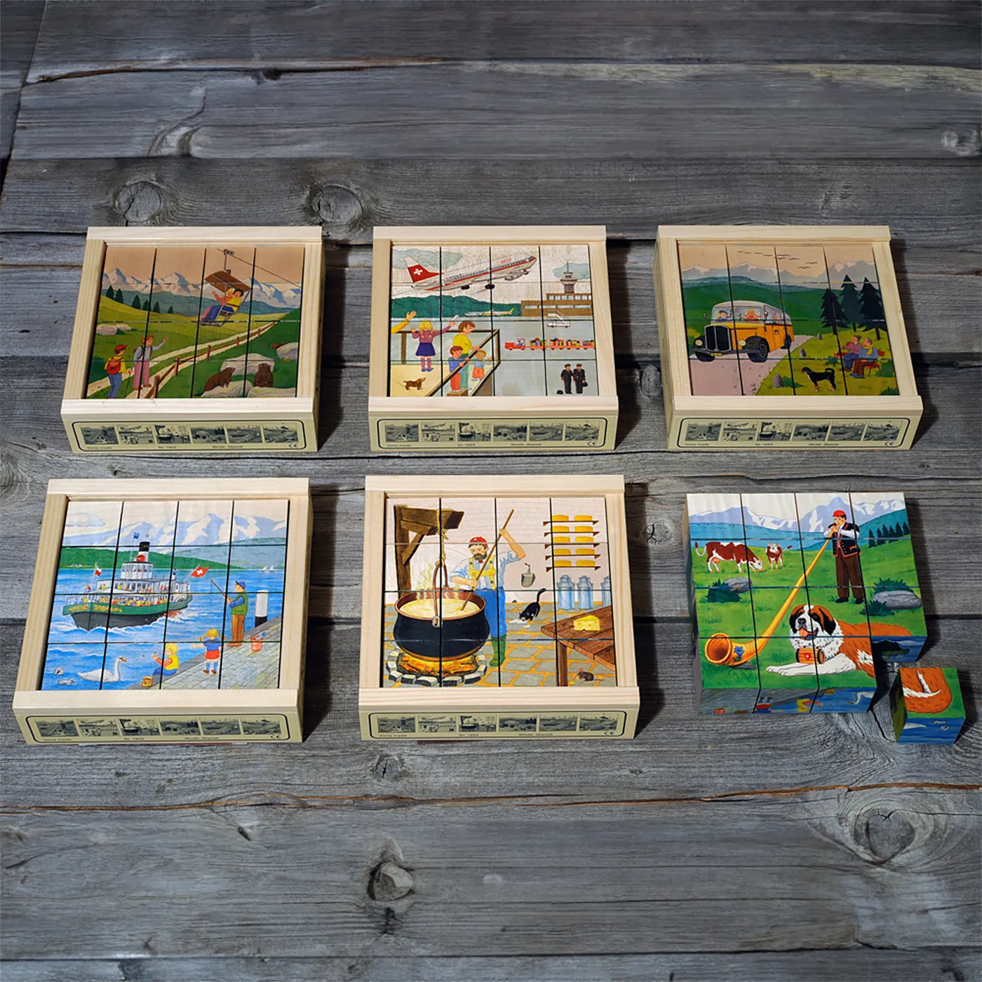 Produktbild Klötzli Puzzle - Swiss